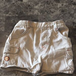 Cream Shorts